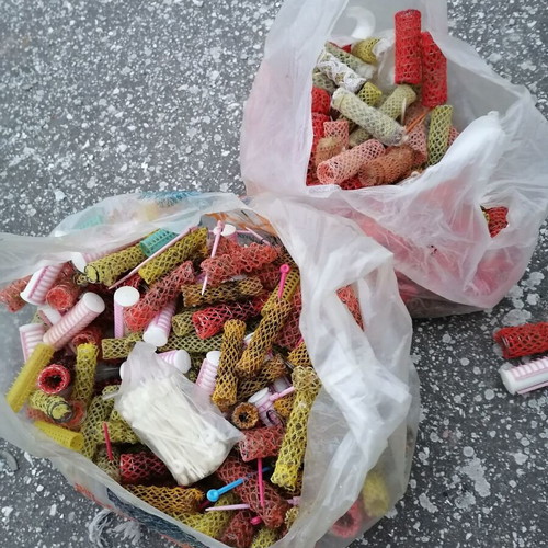 Hair rollers used, pack of 100 pieces