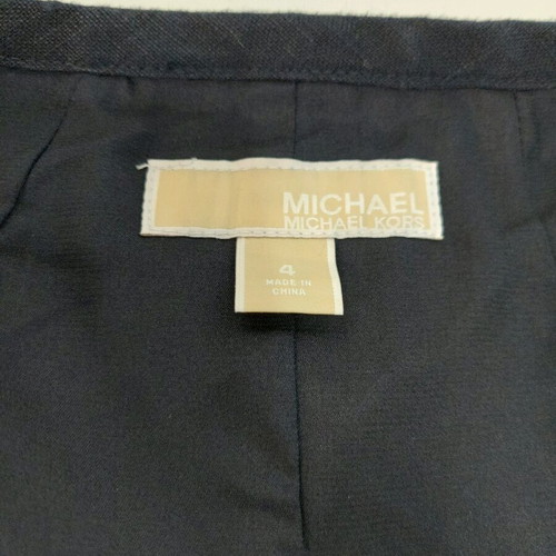 Michael Kors dress 100% linen dark blue size small like new