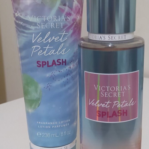 Victoria's Secret Velvet Petals Splash Body Mist Set, lightly used