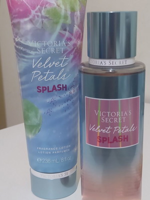 Victoria's Secret Velvet Petals Splash Body Mist Set, lightly used
