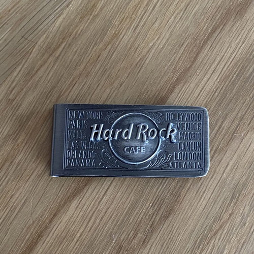 Hard Rock Cafe Money Clip like new, premium collectible vintage