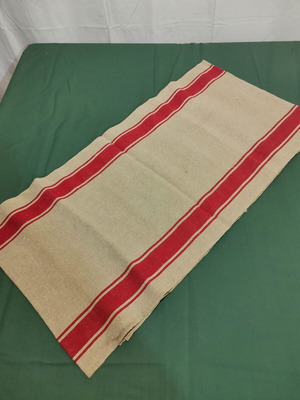 Woven stair runner used, vintage 1930 era