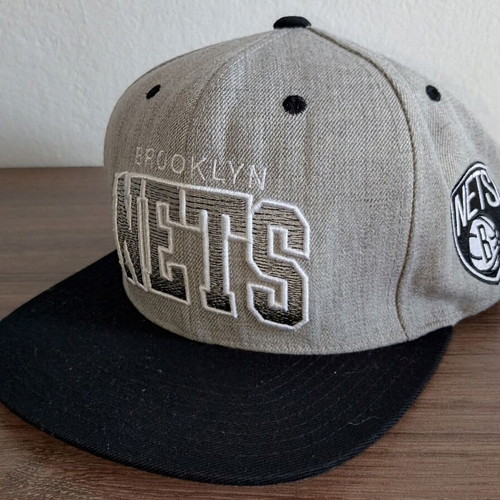 Authentic Mitchell & Ness Brooklyn Nets Snapback Cap_NBA