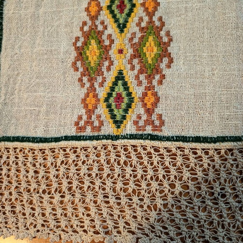 Vintage handmade doilies, 2 identical, new