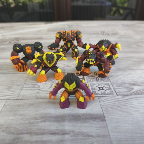 Gormiti figures, pack of 6
