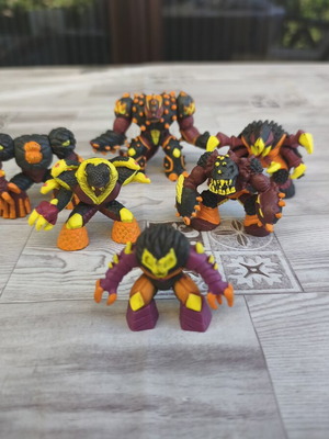 Gormiti figures, pack of 6