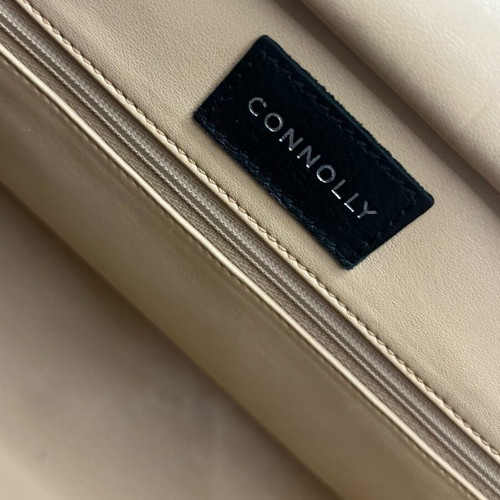 Connolly black leather tote bag used