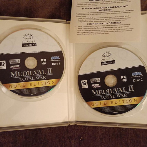 Medieval II Total War Gold Edition PC like new, complete package