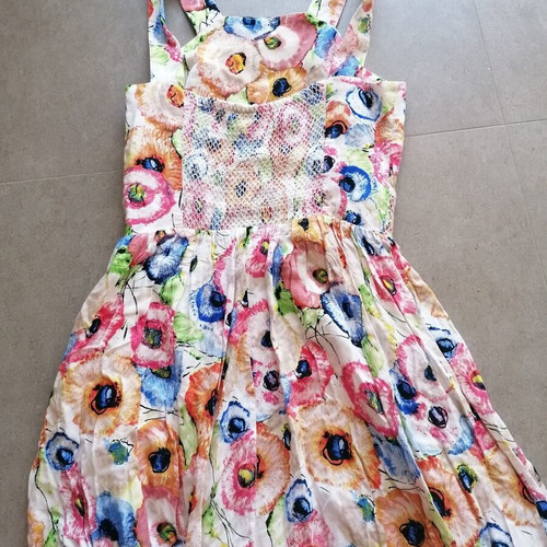 Floral dress like new, colorful, size S