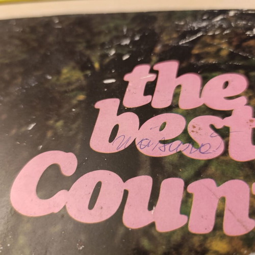 Set of 3 used vinyl records with Tina Charles, Country Beat & Young People Hits