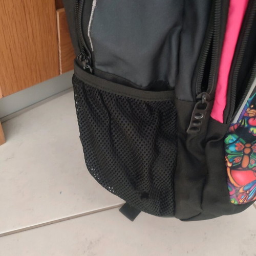 Σακίδιο πλάτης Polo σαν καινούργιο, διχωρο, μαύρο πολύχρωμο