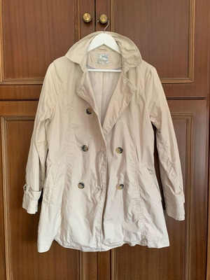 Blue Motion Γυνακεία καπαρντίνα S 36/38 μεταχειρισμένη με ζώνη