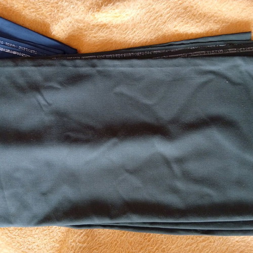 Set of two fabrics new, durable khaki and blue