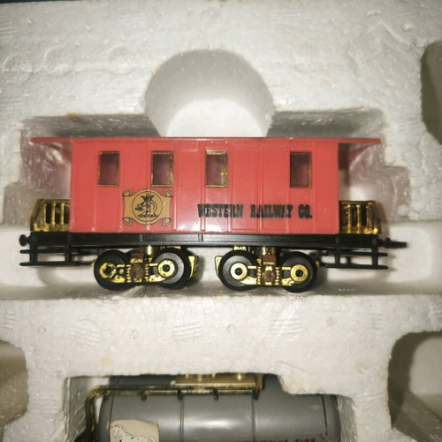 Vintage Goldlok Western Express battery-operated toy train set new