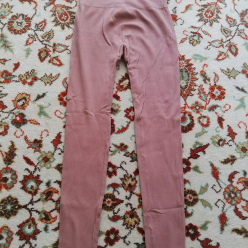 & Other Stories Yoga Rib Leggings, Medium, beige