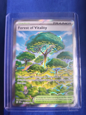 Forest of Vitality Pokemon Card used, NM condition