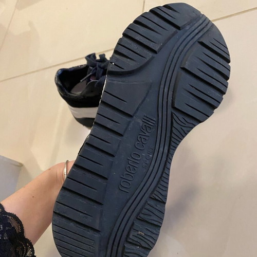 Roberto Cavalli Sneakers like new, size 36, black and white