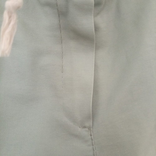 Vintage Y2K Cargo Capri Pants Rebecca Blu used, khaki with embroidery