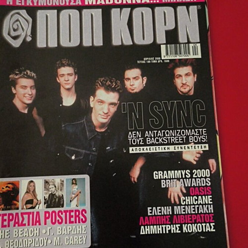 Pop Korn magazine 2000 like new with Nsync and Valantis
