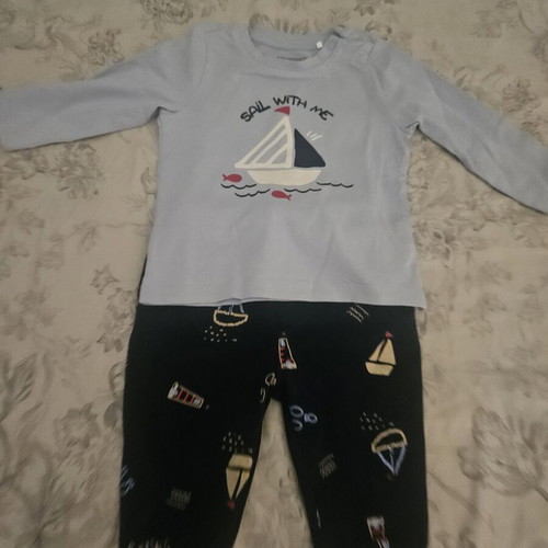Orchestra baby set like new for 6 months boy, 67cm