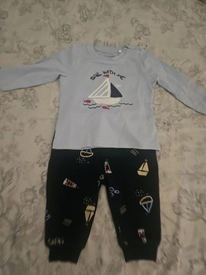 Orchestra baby set like new for 6 months boy, 67cm