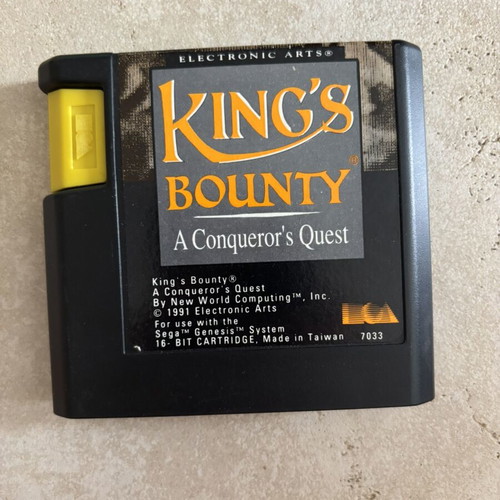 King's Bounty Sega Genesis game
