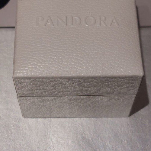 Pandora small jewelry box new with leather and velvet interior