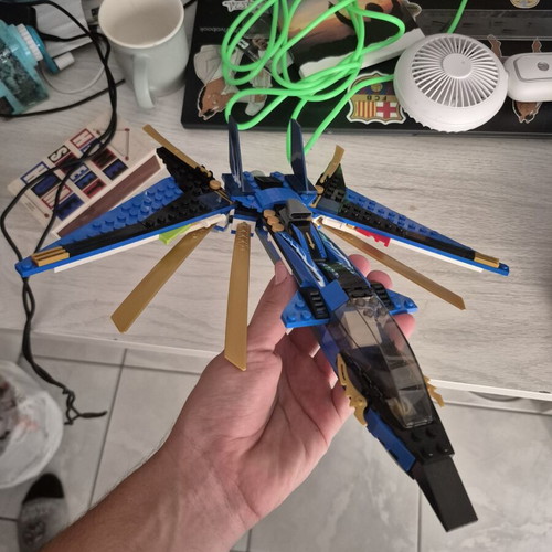 Lego Ninjago Jay Fighter Jet like new, no minifigures