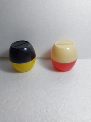 Κουμπαράδες κοκάλινοι vintage 1960 καινούργιοι, σετ 2 τεμαχίων