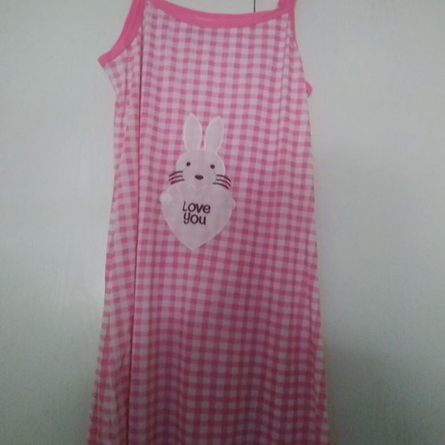 Nightgown new pink with adjustable strap