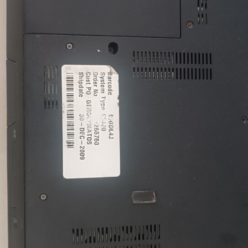 Dell Latitude E5400/E5500 laptop used with charger and carrying bag