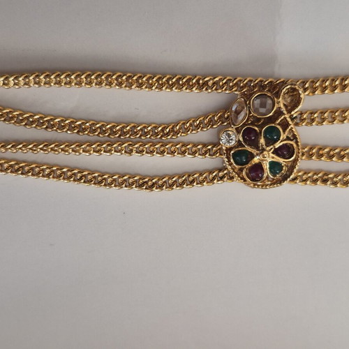 Vintage Galerie Tsangarakis bracelet with semi-precious stones, like new