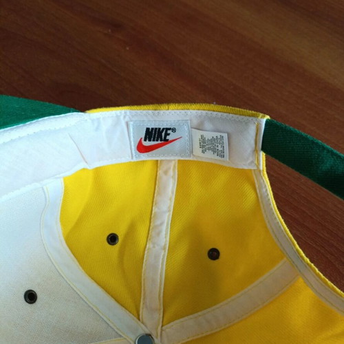 Nike Brazil CBF Snapback cap new with tag yellow-green