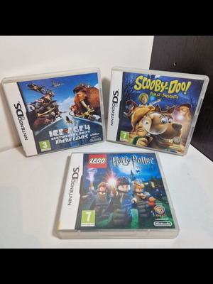 Nintendo DS games pack like new with Ice Age 4, Scooby Doo, Lego Harry Potter