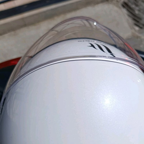 Jet MT Helmets helmet white pearl like new, size 59-60