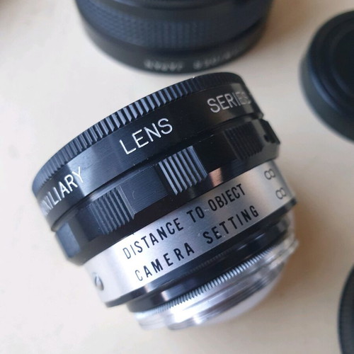Itorex Macrowider, Auto Tele Converter 2X and Kaligar retro photo lens set