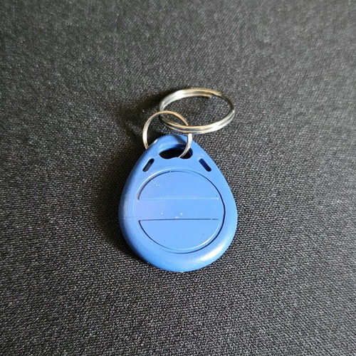 RFID Magnetic Access Tag Keychain new, blue