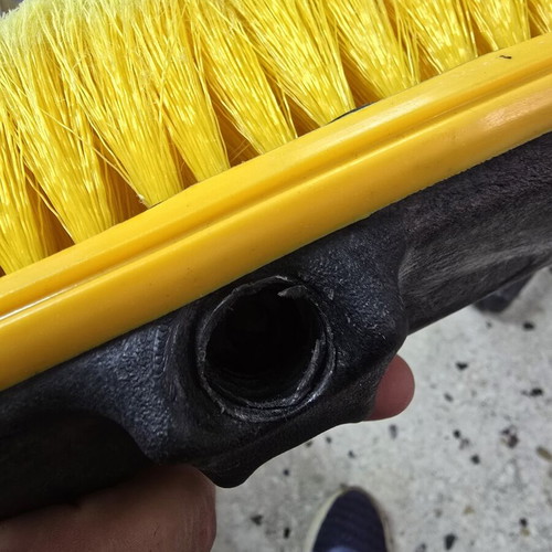 Car washing brush yellow new