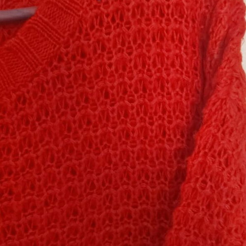 Women's long-sleeve blouse red size M like new