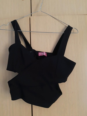 Pink Woman blouse used, black, size S