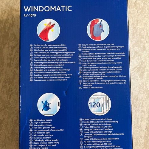 Window Matic Vileda window cleaner new, rechargeable