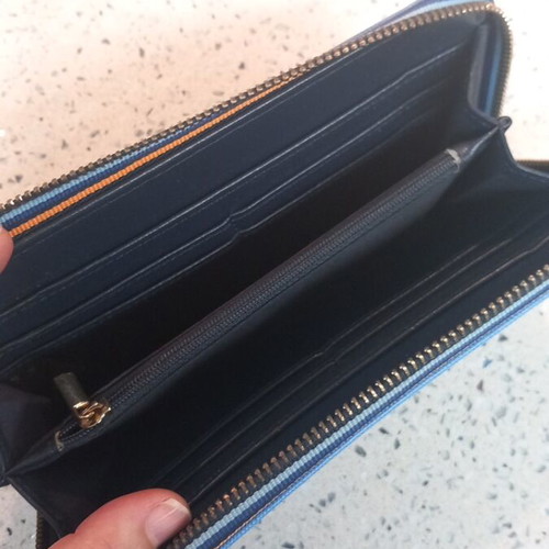Accessorize blue wallet like new, 20x11cm