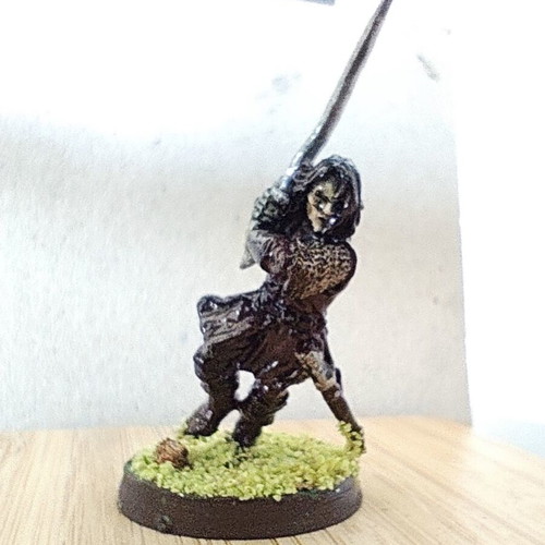 Aragorn metal miniature Games Workshop used, Lord of the Rings SBG