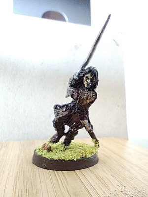 Aragorn metal miniature Games Workshop used, Lord of the Rings SBG