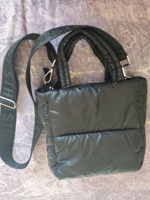 H&M Black Puffy Crossbody Bag Slightly Used