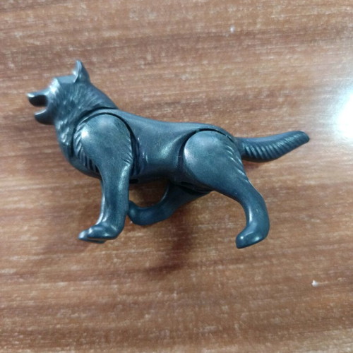 Playmobil wolf with red eyes like new