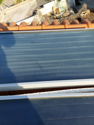 Maltezos solar collector used, 2 panels, 2016