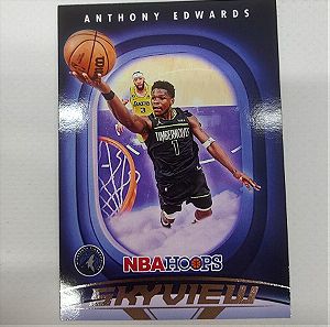 2023-24 Panini-NBA Hoops Basketball Anthony Edwards Skyview #9