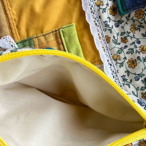 Tote bag and small purse for little girl new, yellow and green