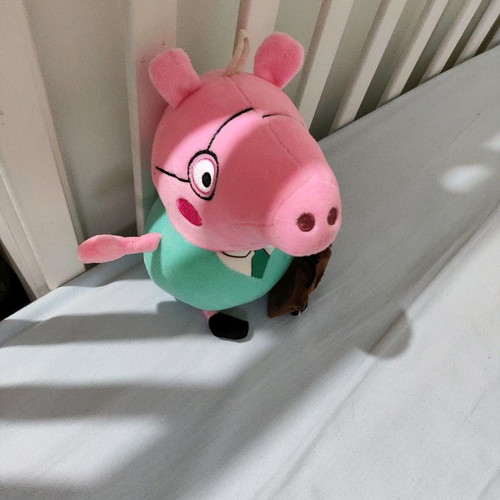 Plush Daddy Pig used 23 cm
